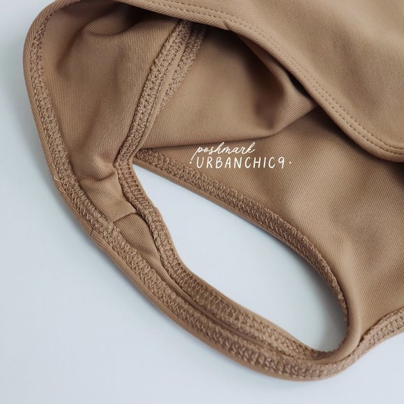 NWT ARITZIA Babaton Contour Squareneck Tank Bodysuit Dark Sand Brown size XS - Picture 10 of 13